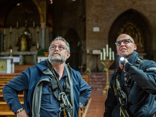 Inspectie door Monumentenwachters (Foto Floris Scheplitz)