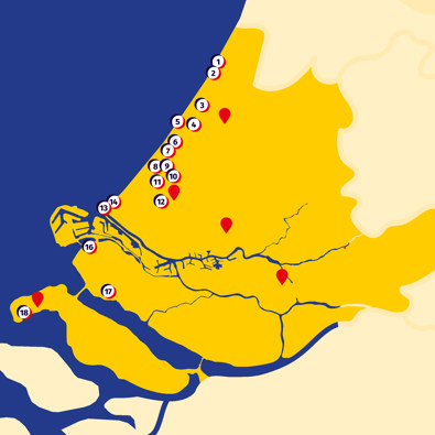 Vrijheidskaart van Zuid-Holland