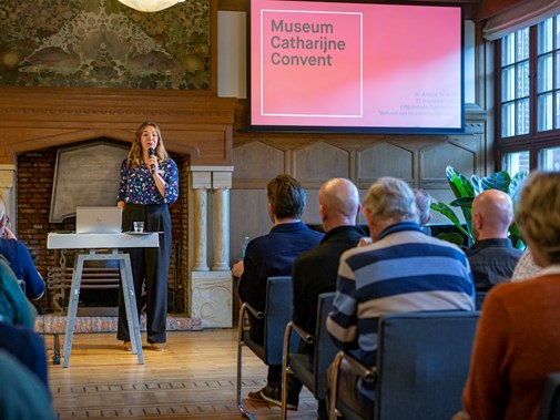 Presentatie van Anique de Kruijf, Museum Catharijneconvent. Foto: Floris Scheplitz