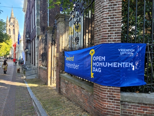 Spandoek met Open Monumentendag