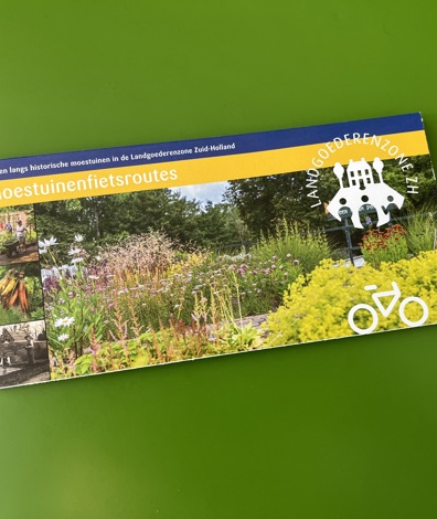 Moestuinenfietsroutes folder