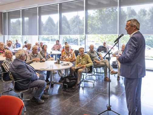 Meindert Stolk aan het woord