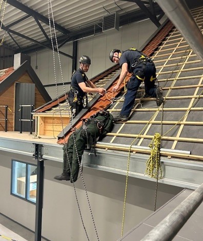 cursus veilig werken op hoogte, vanaf het dak