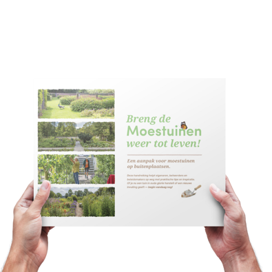 Handreiking moestuinen mock up ter illustratie