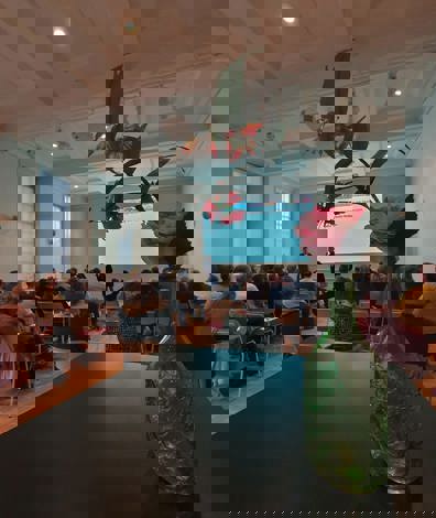 Foto van de zaal