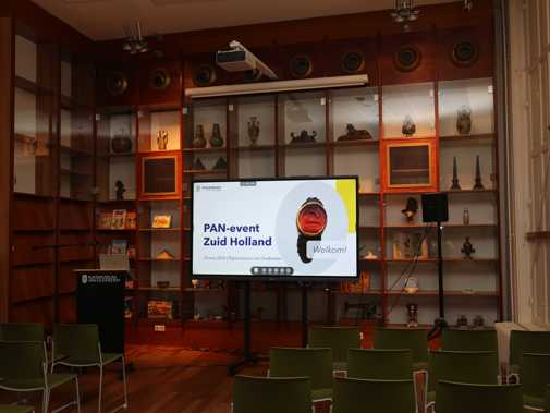 Zaal in het Rijksmuseum van Oudheden waar het PAN-event 2025 plaatsvond (Foto: Willem de Jeu)