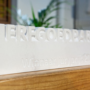 Betonnen prijs voor de Erfgoedparel 2022
