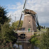 De Barremolen aan de Burgermeester Smeetsweg in Zoeterwoude-Rijndijk