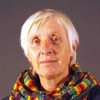 Portretfoto met kleurrijke sjaal