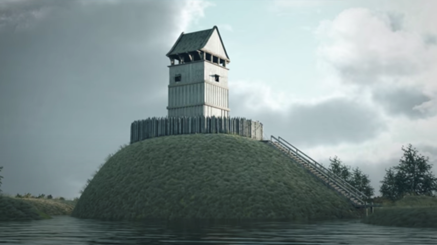 Still uit de animatie over Het ontstaan van Holland