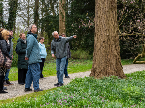 Expeditie Erfgoed, bustour langs erfgoedprojecten in de provincie, hier Landgoed Calorama (Foto: Barteld W. De Jong)