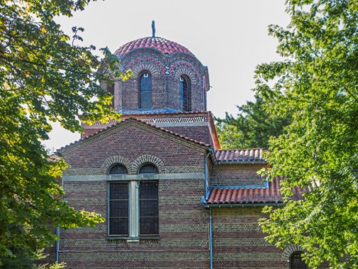 Grieks-orthodoxe kathedraal van de Heilige Nikolaas in Rotterdam (Foto: Floris Scheplitz / Erfgoedhuis Zuid-Holland)