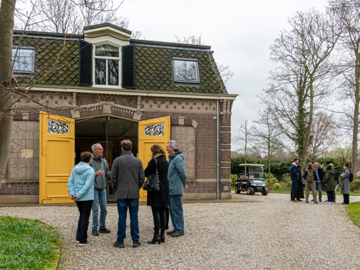 Expeditie Erfgoed, bustour langs erfgoedprojecten in de provincie, hier Landgoed Calorama (Foto: Barteld W. De Jong)