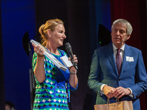 Marielle Hendriks neemt het woord