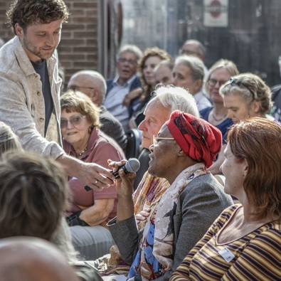 Vraag uit het publiek tijdens Erfgoeddag 2026